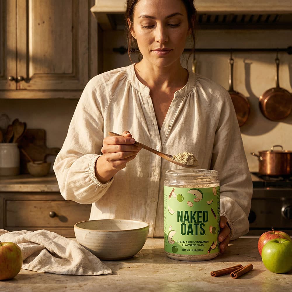 Naked Oats Apple Cinnamon 20g Protein - 12 Servings