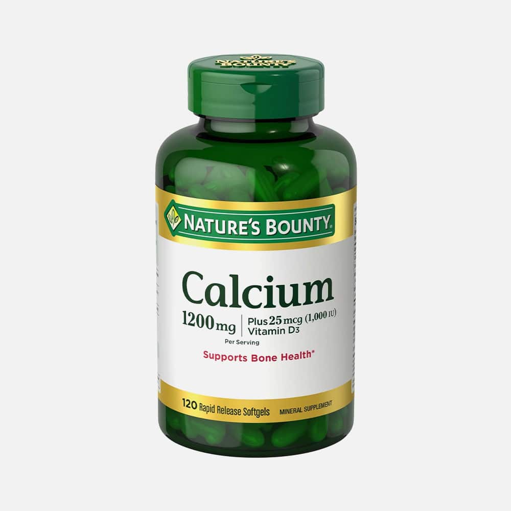 Calcium Carbonate 1200mg with Vitamin D3 1000IU - 120 Softgels