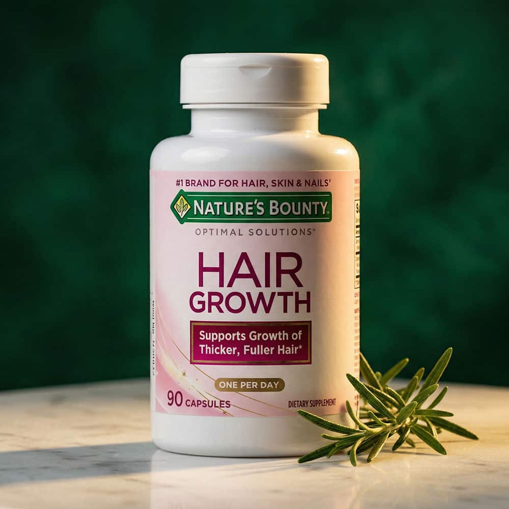 Hair Growth Supplement with Biotin 1 Per Day - 90 Capsules