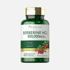 Berberine HCl 500,000mcg - 60 Vegetarian Capsules