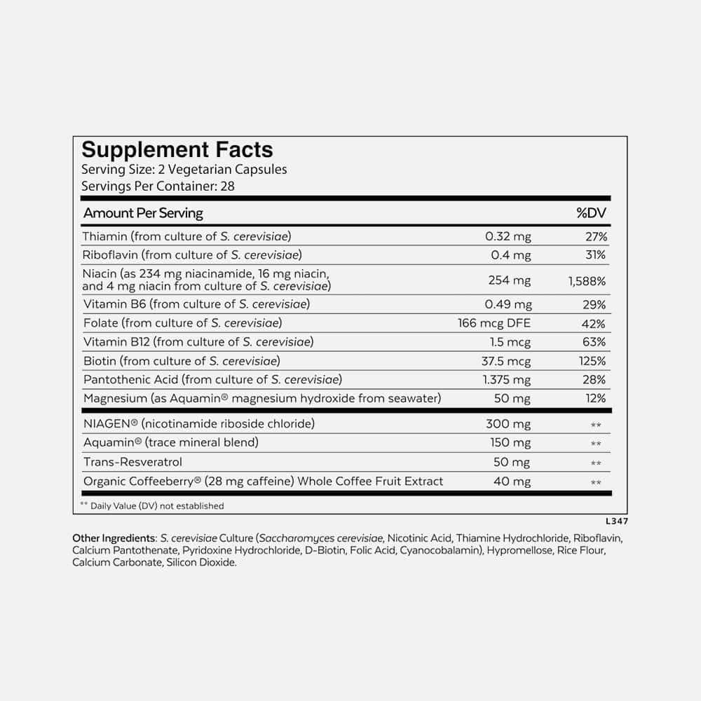 Qualia NAD+ Complex 1-Month Supply - Capsules