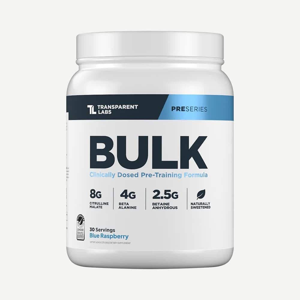 Transparent Labs Bulk Pre-Workout - 30 Servings Powder (Watermelon)