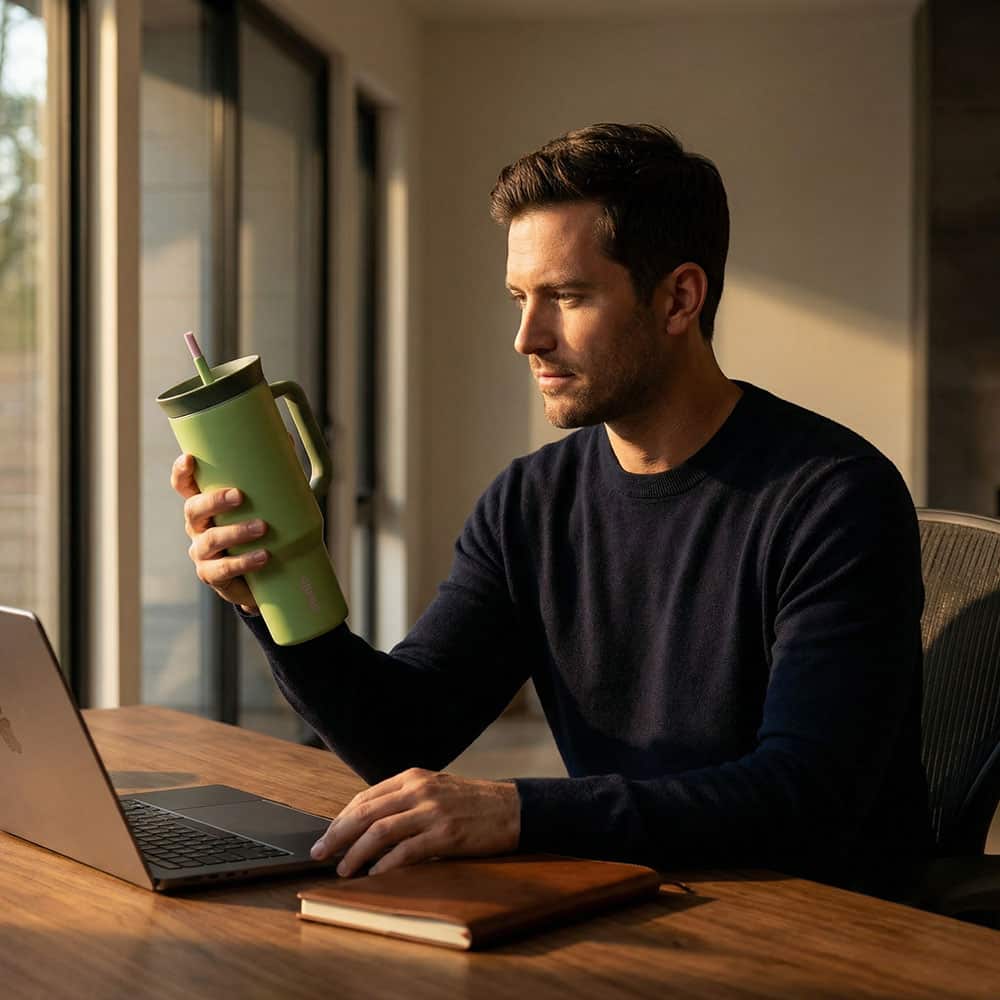 Owala Kiwi Kingdom Stainless Steel Tumbler - 40oz