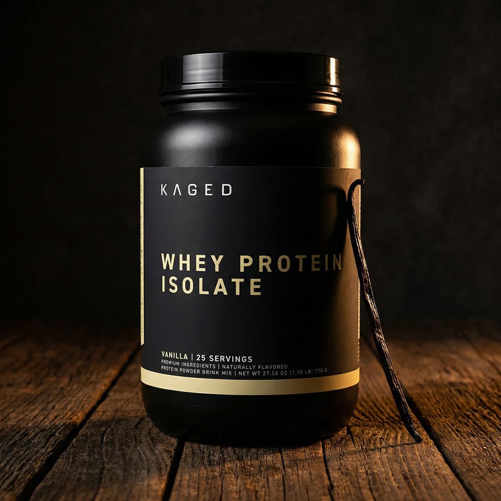 Kaged Whey Protein Isolate 25g - 25 Servings (Vanilla)