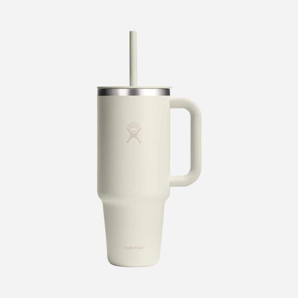 Hydro Flask Travel Tumbler 40oz - Ivory Stainless Steel