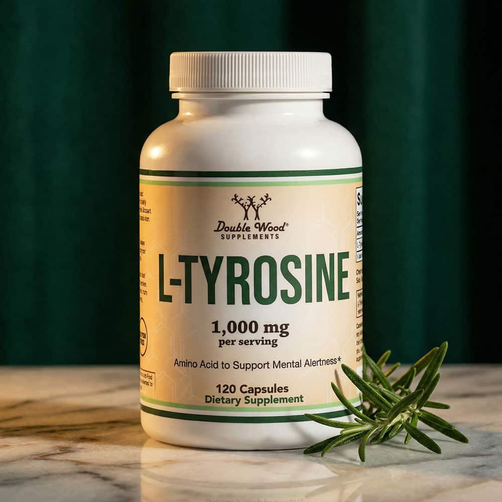 L-Tyrosine 1000mg - 120 Veggie Capsules