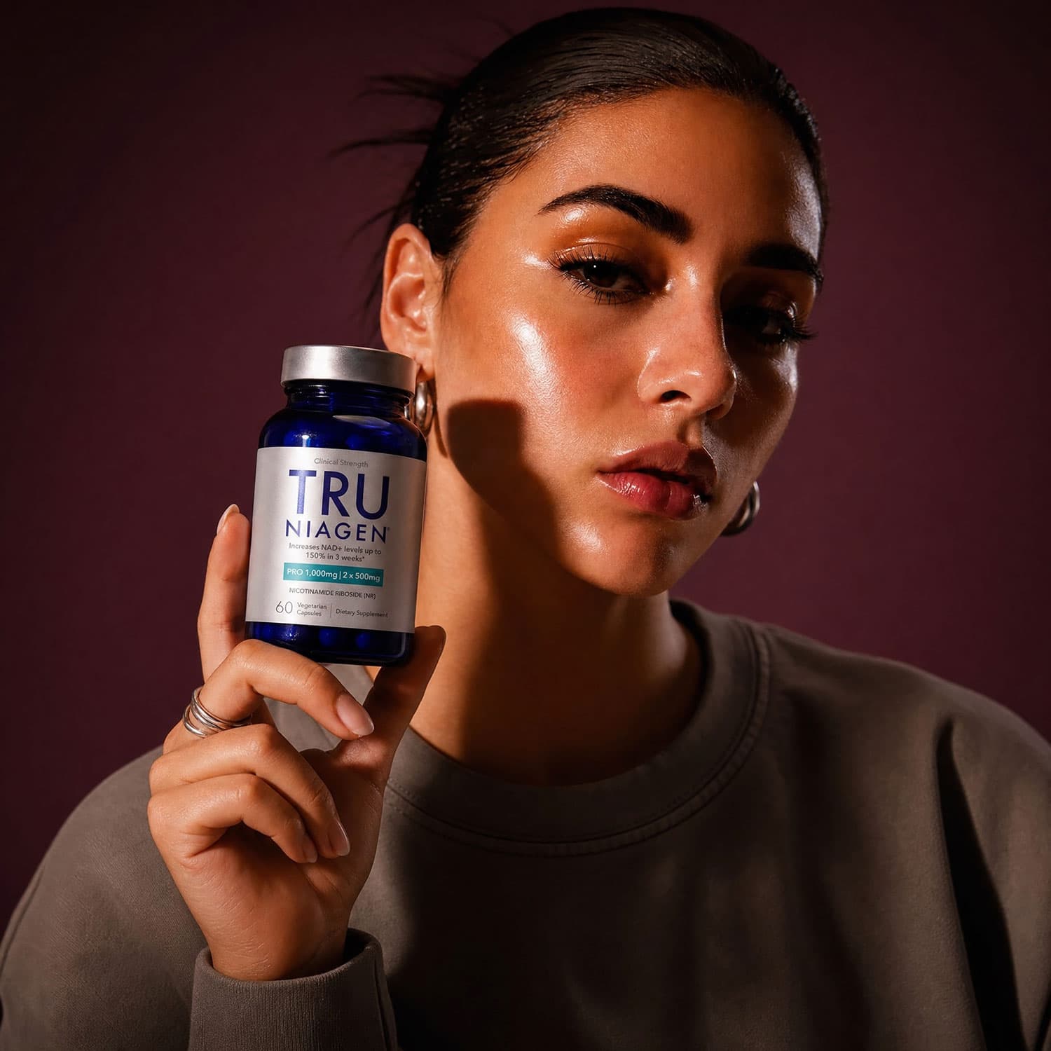 Tru Niagen - NAD+ Supplement Niagen 1000 mg - 60 Capsules