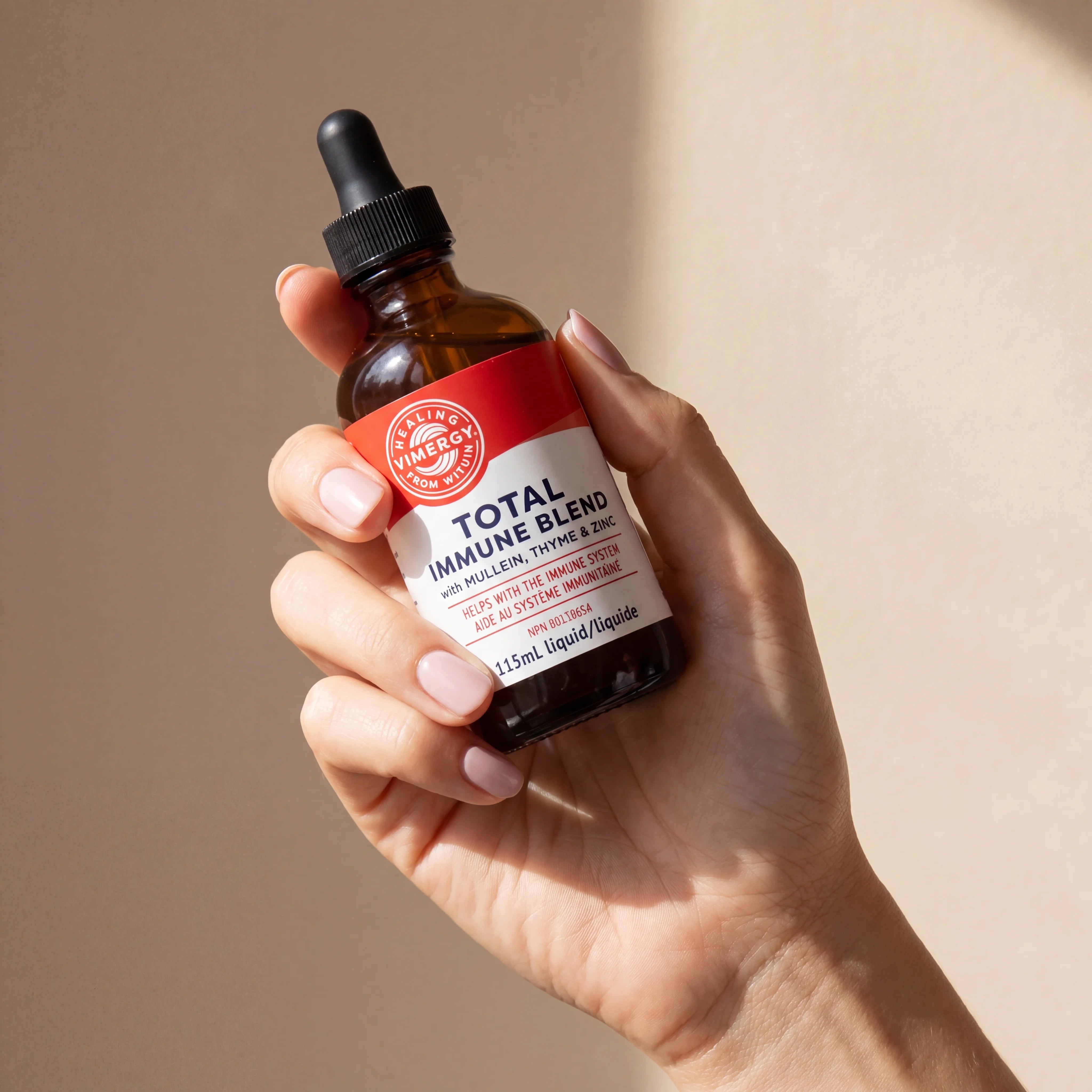 Total Immune Blend Liquid Zinc with Thyme & Mullein - 115ml