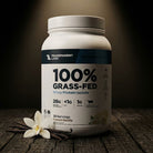 Grass-Fed Whey Protein Isolate 28g - 30 Servings Powder - French Vanilla