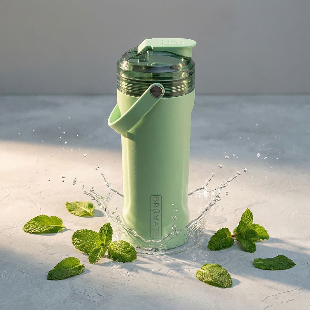 Insulated Stainless Steel Shaker Bottle 25oz - Dune