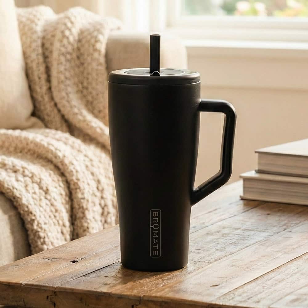 BrüMate Era 30oz Insulated Tumbler with Straw - Matte Black
