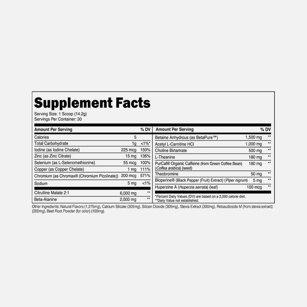 Lean Pre-Workout Powder - Tropical Punch