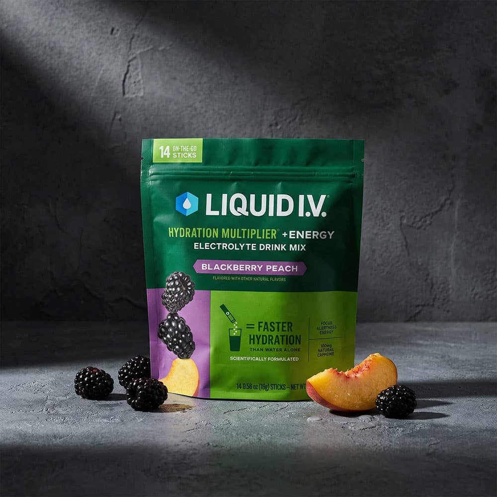 Liquid I.V. Hydration Multiplier+Energy - 42 Stick Packs