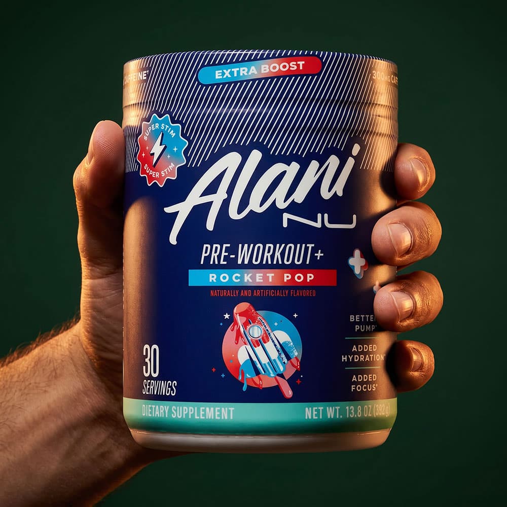 Pre-Workout+ Fitness Energy Supplement – Rocket Pop Flavor