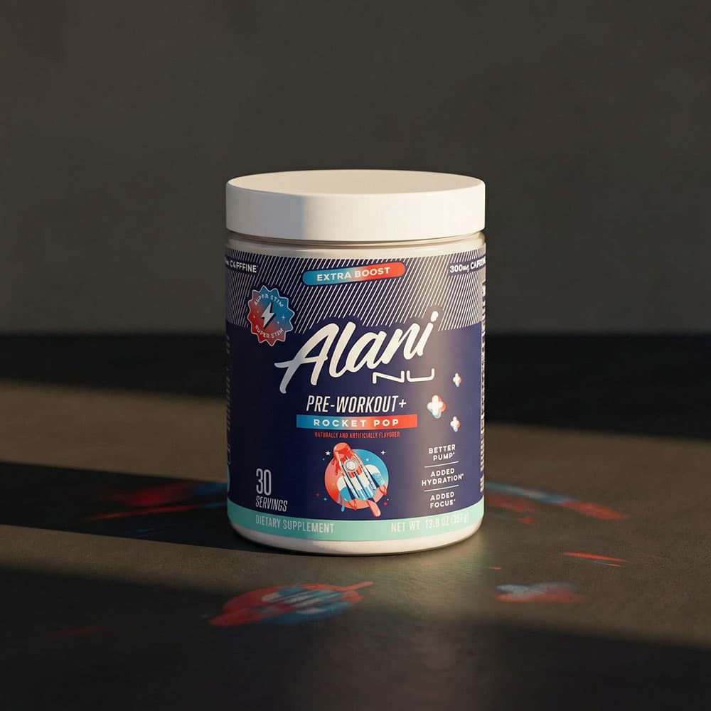 Pre-Workout+ Fitness Energy Supplement – Rocket Pop Flavor