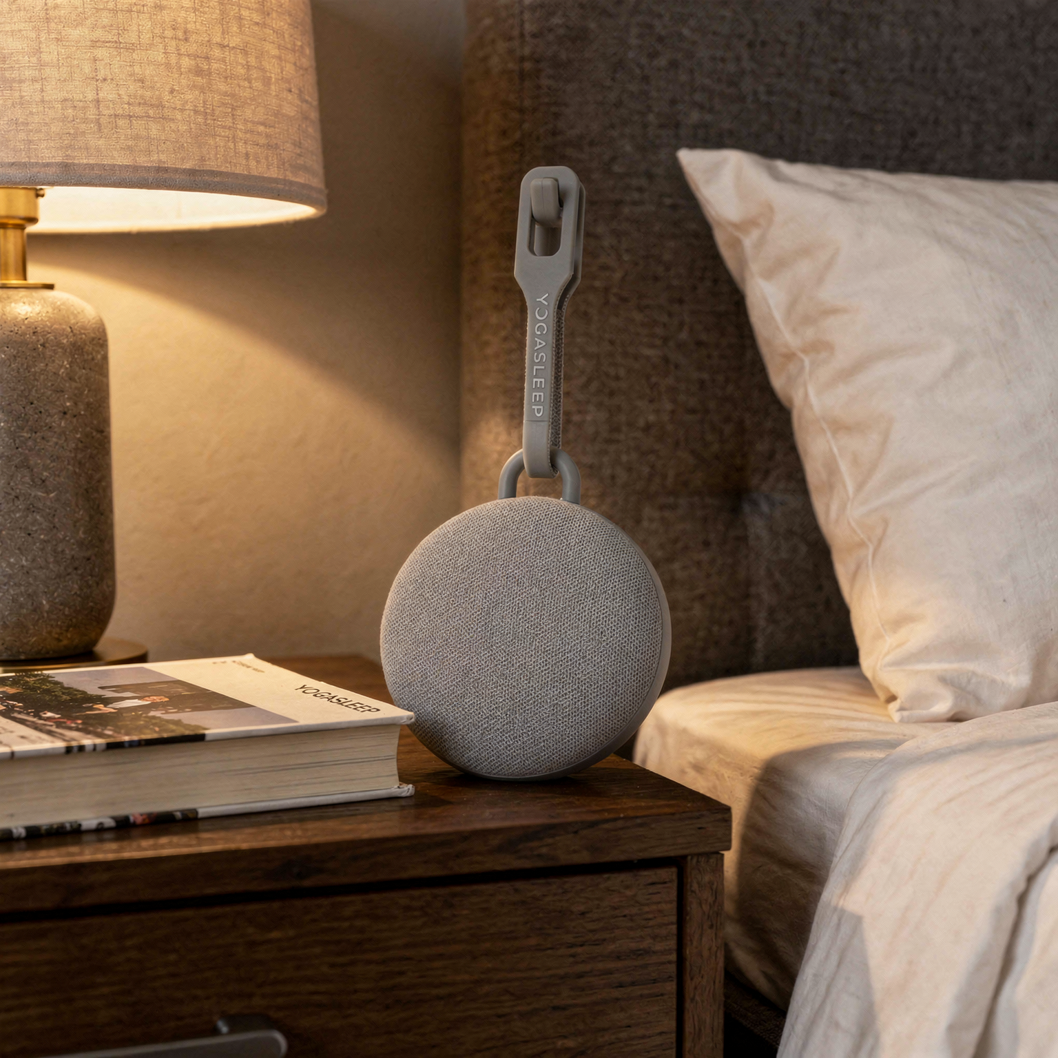 Hushh 2 Portable Sound Machine - 6 Sounds, Night Light