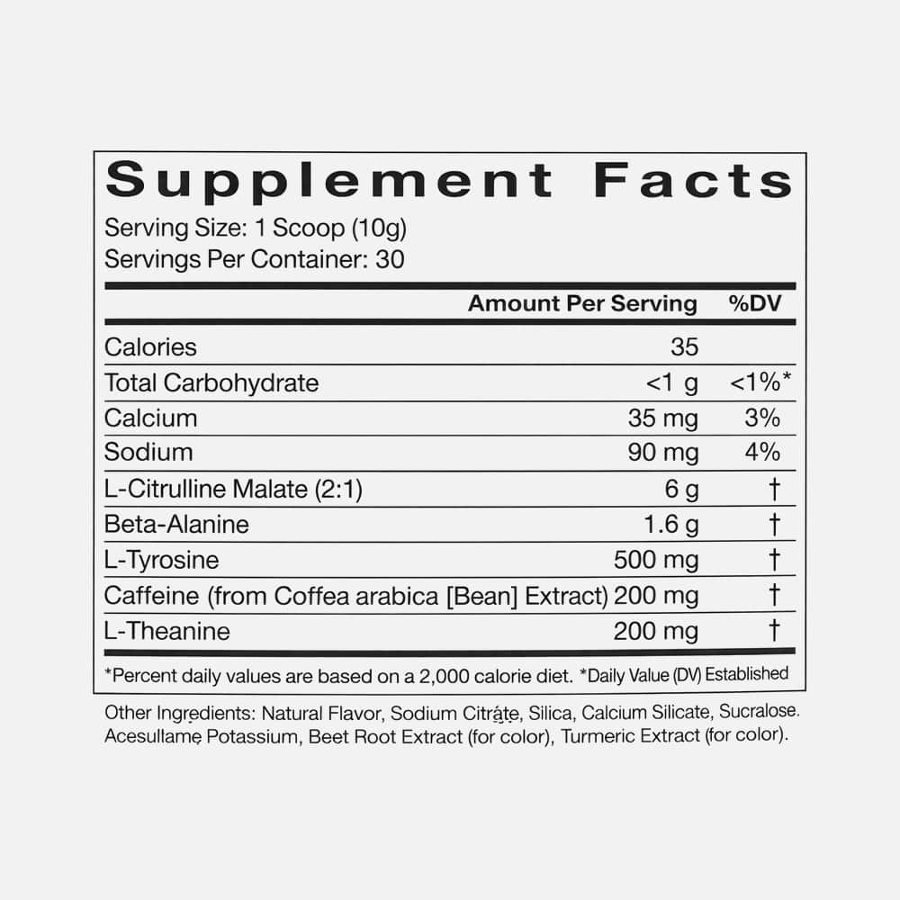 Pre-Workout Energy Formula - Orange Kiss Flavor