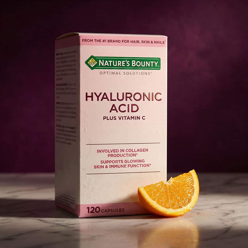 Hyaluronic Acid with Vitamin C - 120 Capsules