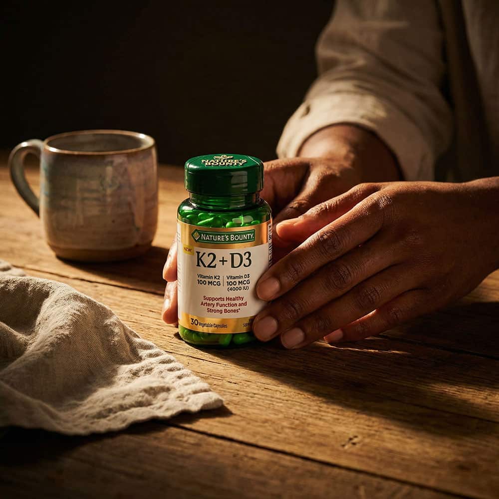 Vitamin D3 4000 IU & K2 100mcg - 30 Veg Capsules