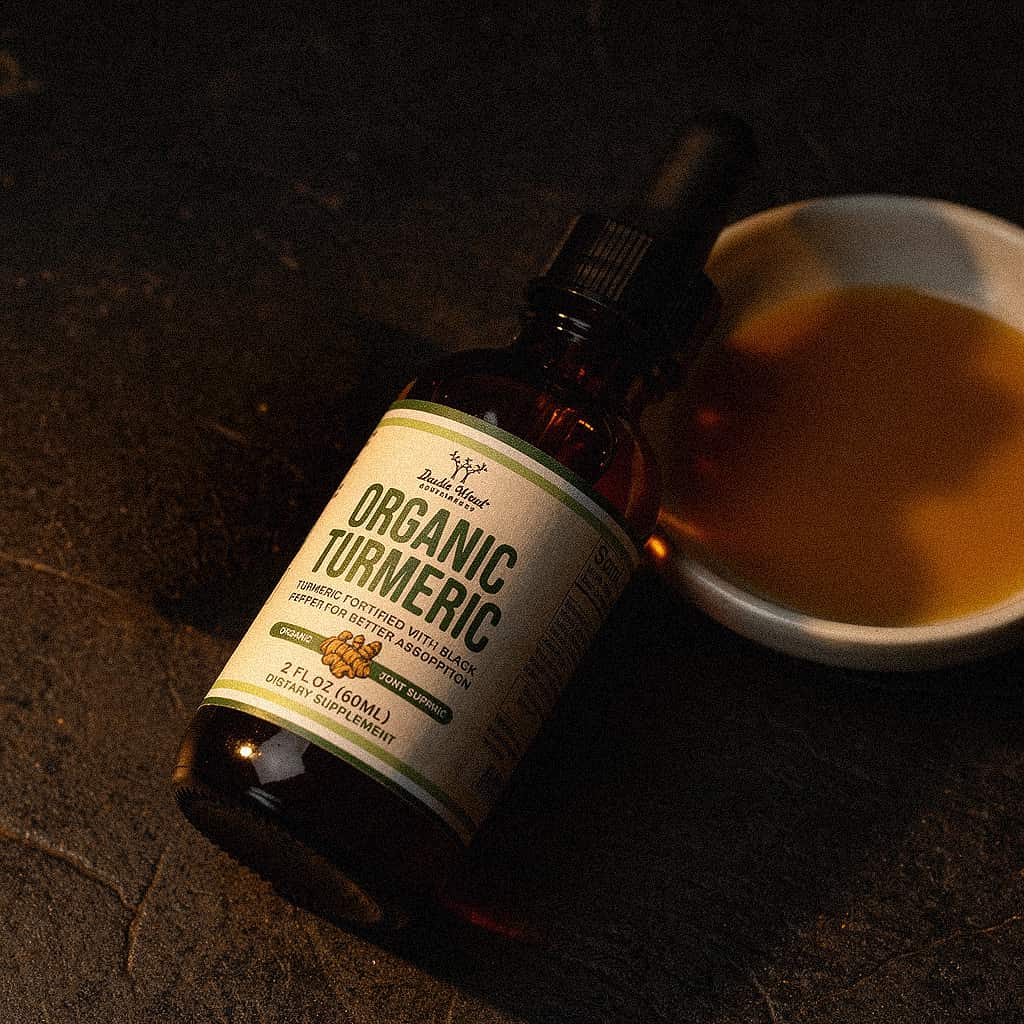 Organic Turmeric Curcumin 1180mg - 60 Liquid Servings
