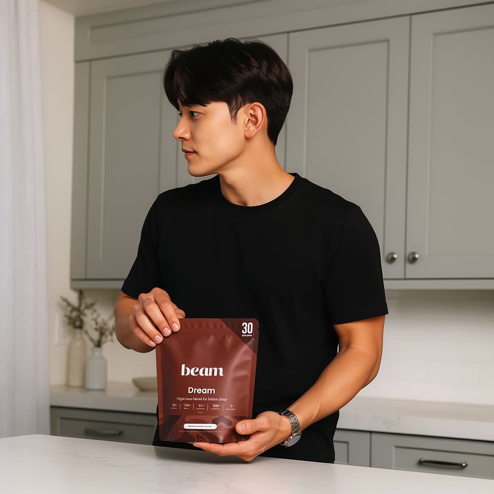 Dream Powder Sleep Support Blend – نكهة Blueberry Crumble