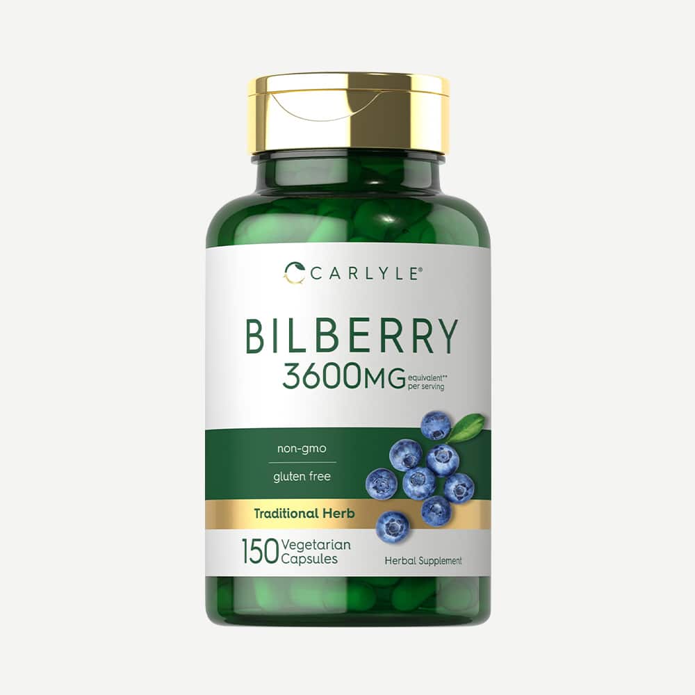 Bilberry Extract 3600mg - 150 Vegetarian Capsules