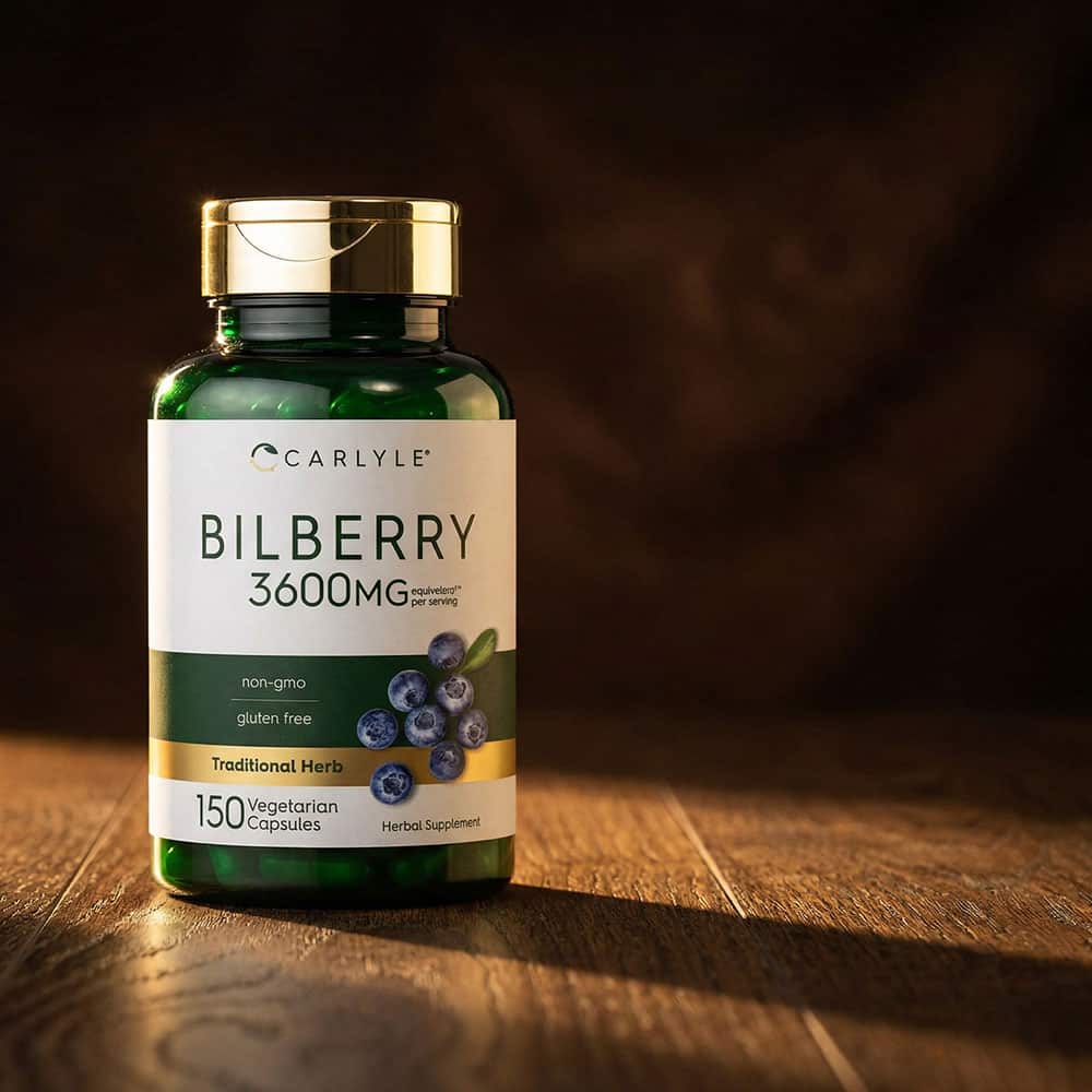 Bilberry Extract 3600mg - 150 Vegetarian Capsules