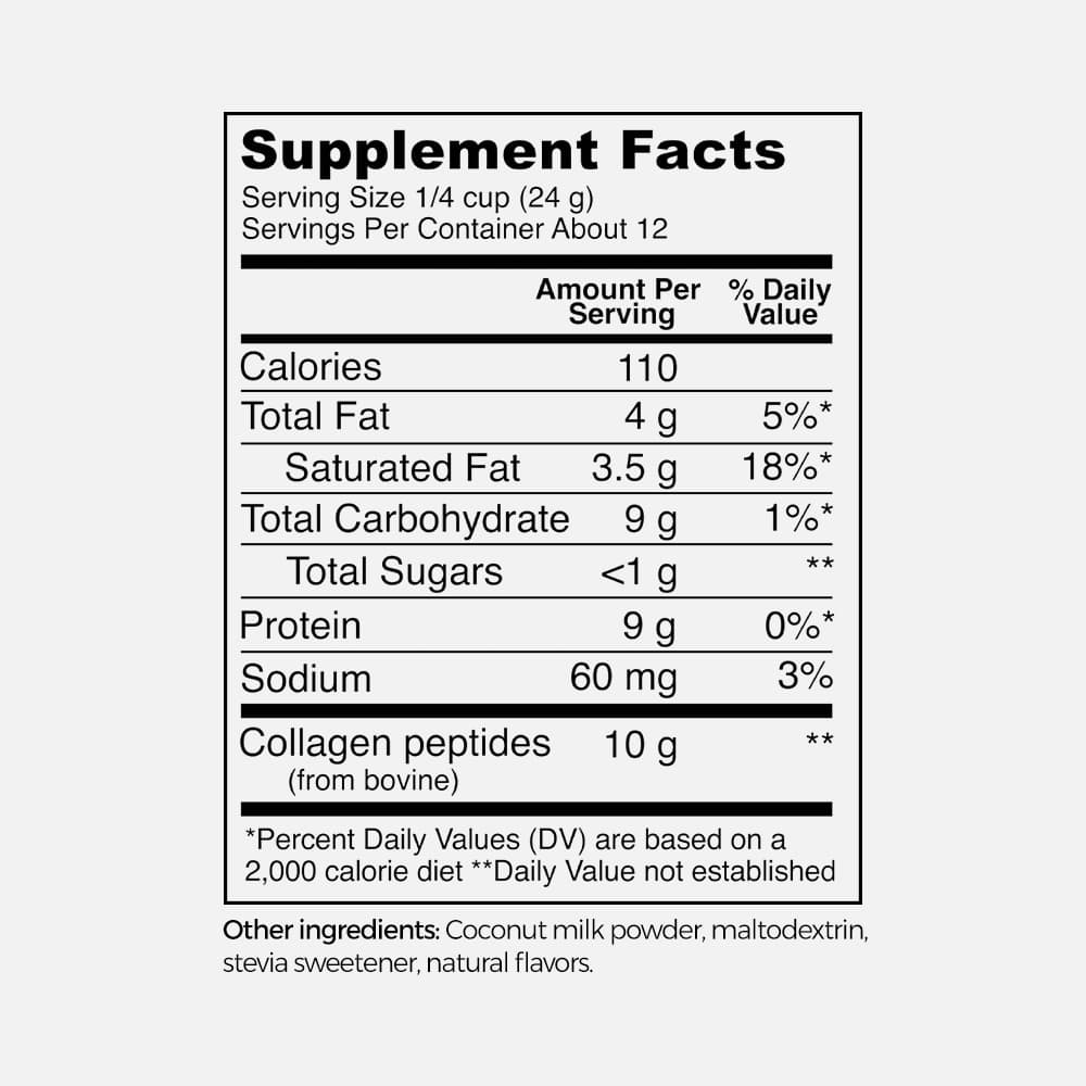 Collagen Peptides 10g - 10.3oz Original Creamer Powder