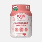 KOS Vegan Protein 20g - 15 Servings Powder (Strawberry & Cream)