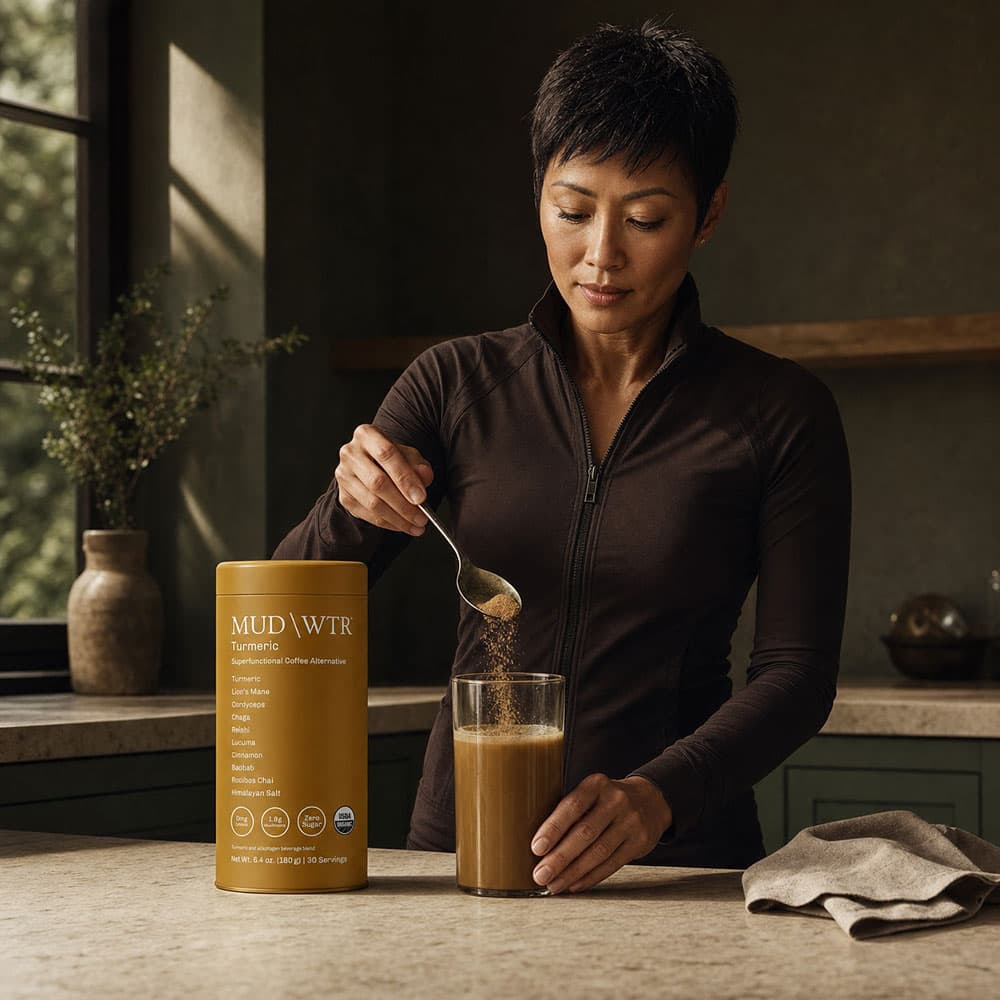 MUDWTR Turmeric Decaf Mushroom Drink - 30 Servings Powder