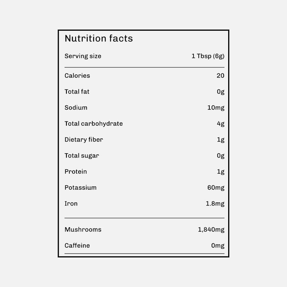 MUDWTR Turmeric Decaf Mushroom Drink - 30 Servings Powder