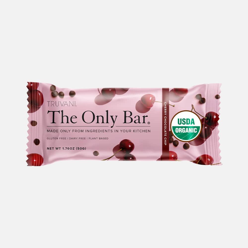 Truvani Cherry Chocolate Chip Bars 5g - 12 Pack