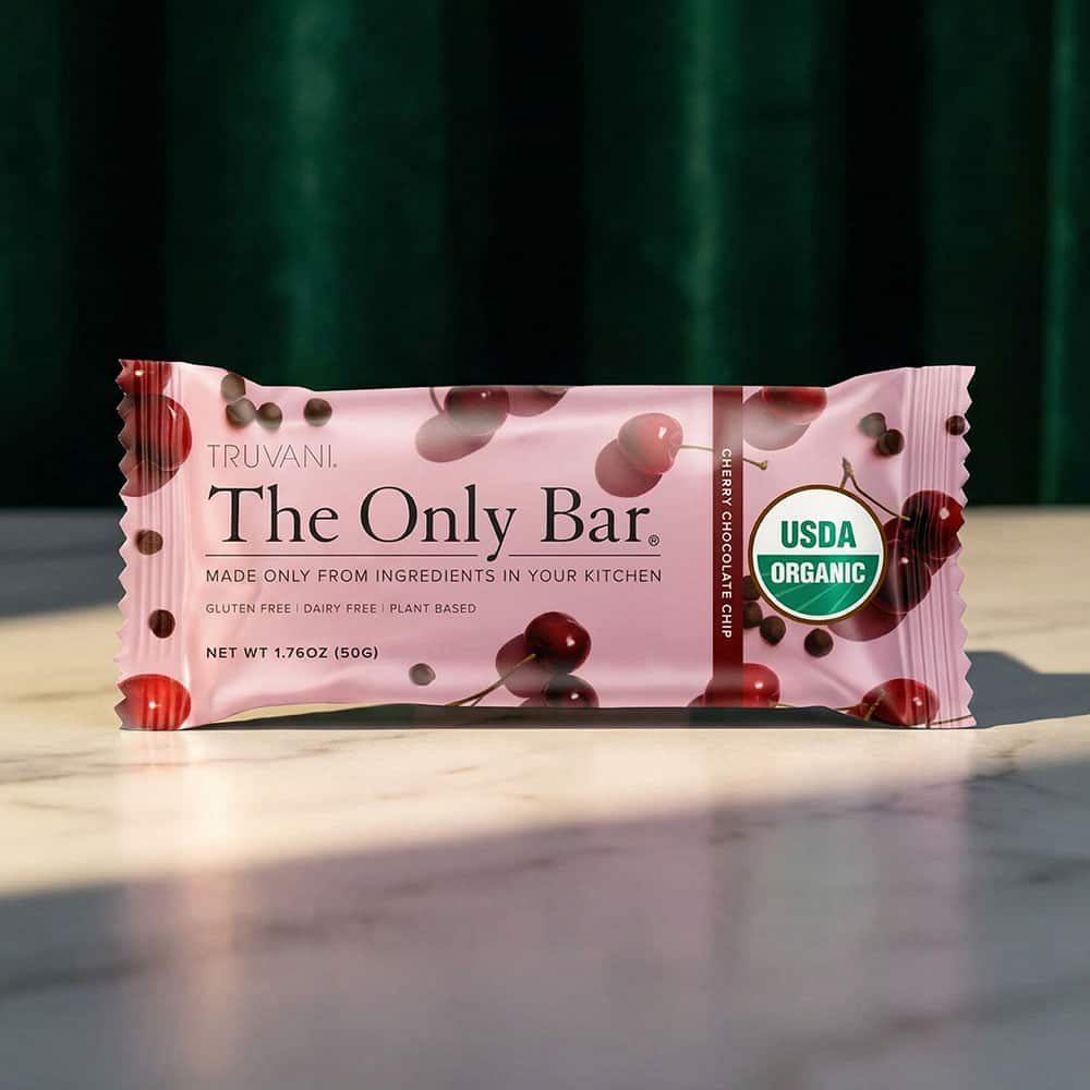 Truvani Cherry Chocolate Chip Bars 5g - 12 Pack