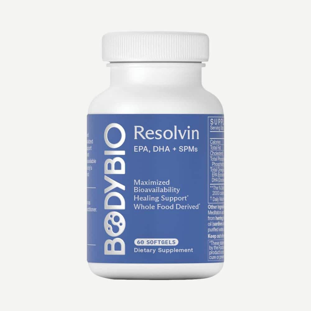 BodyBio Resolvin SPMs 500mg - 60 Softgels