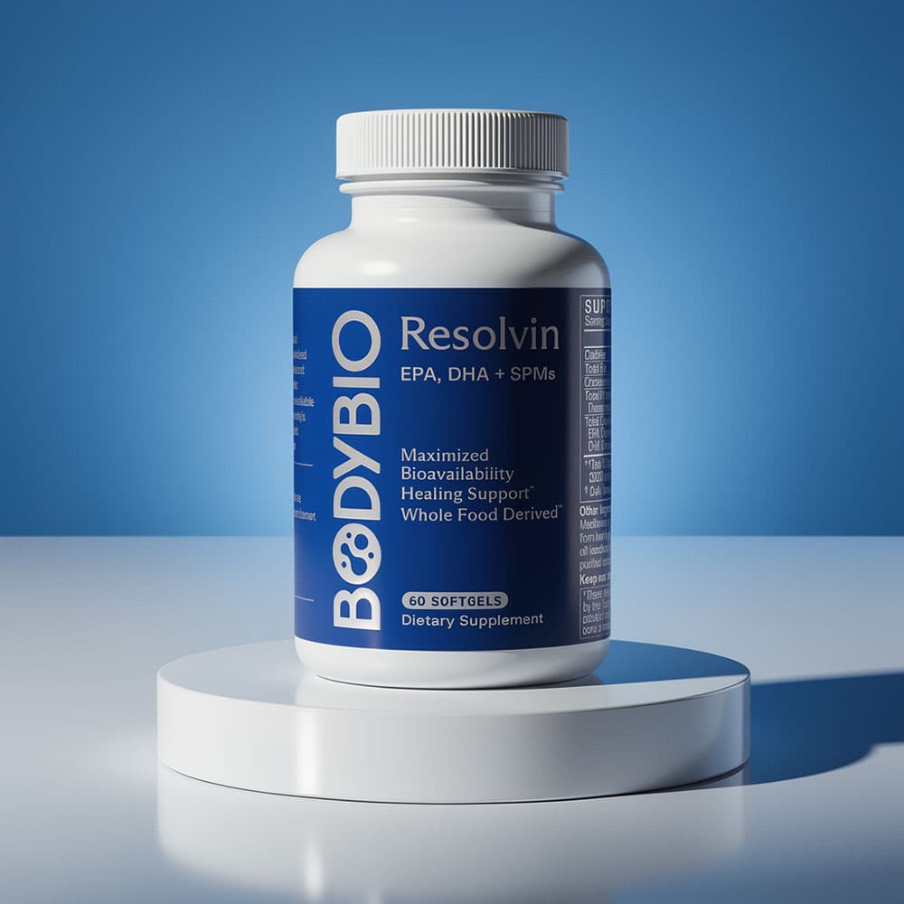 BodyBio Resolvin SPMs 500mg - 60 Softgels