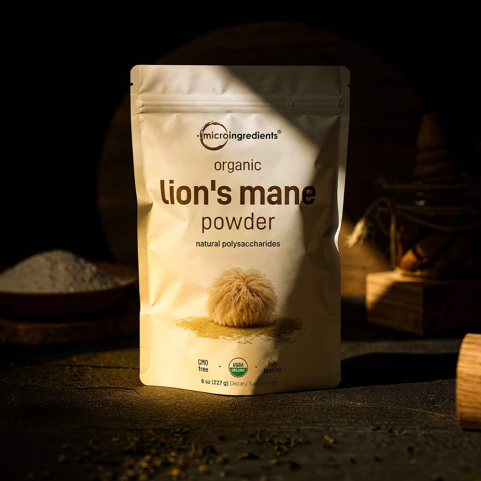 Organic Lion's Mane Powder 1500mg - 151 Servings