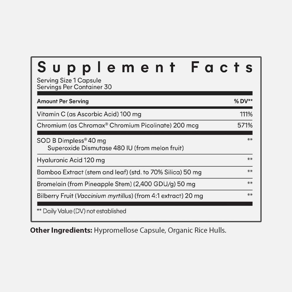 LemmeSmooth SOD B Dimpless 30mg - 30 Capsules