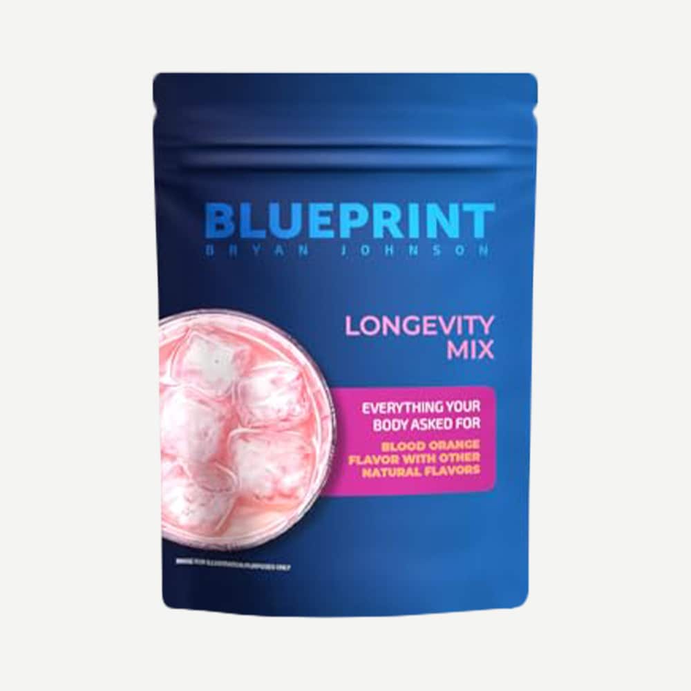 Blueprint Longevity Mix - 30 Servings Powder - Bloody Orange
