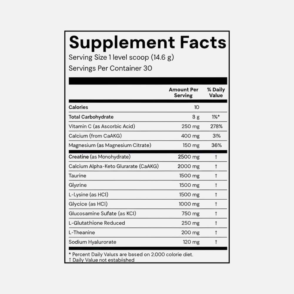 Blueprint Longevity Mix - 30 Servings Powder - Bloody Orange