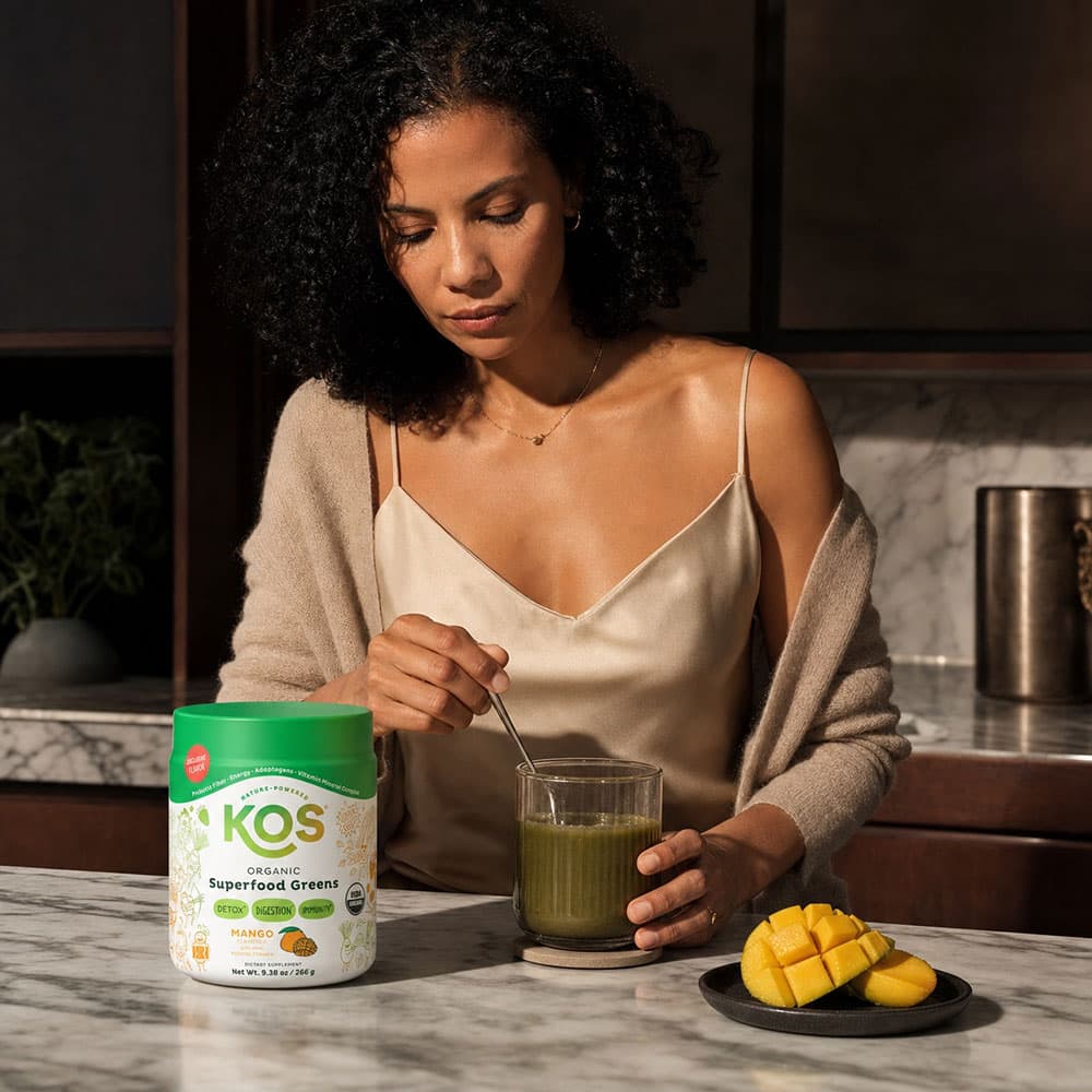 Organic Superfood Greens Powder - 28 Servings (Mango)