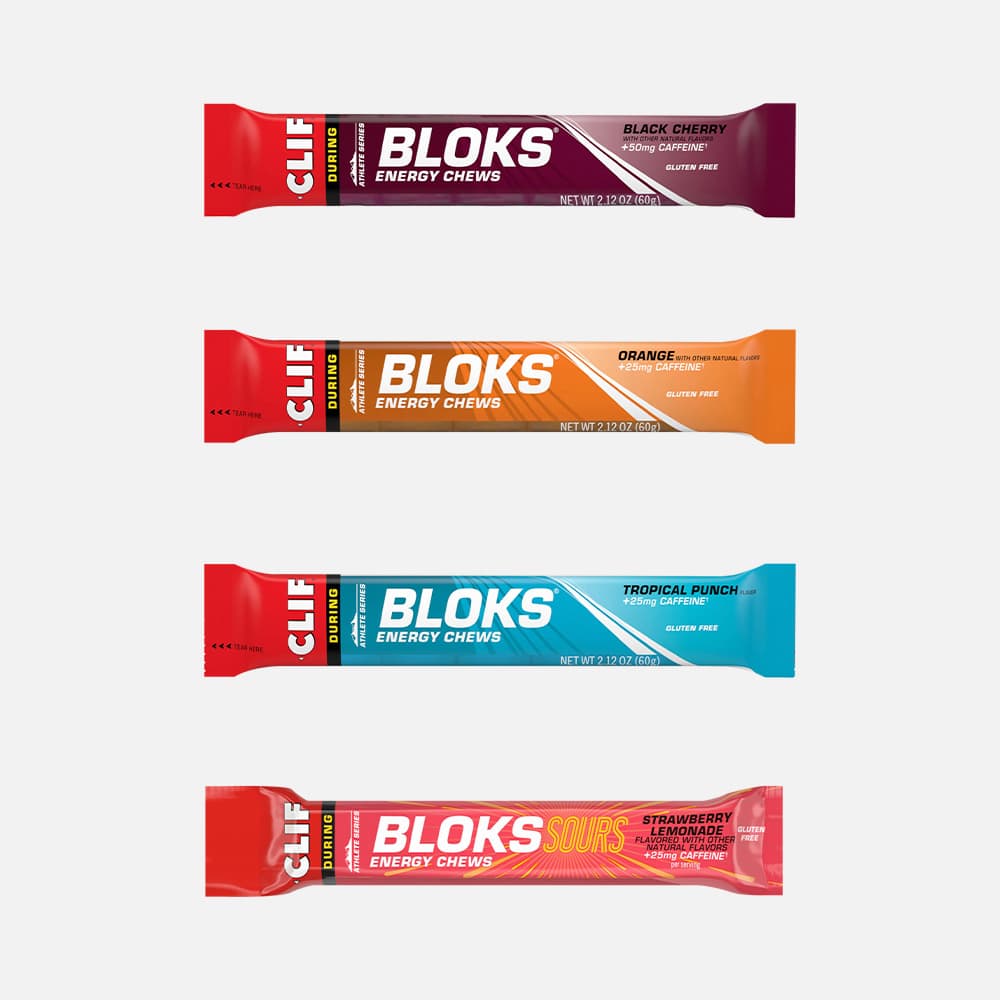 Clif Bloks Energy Chews with Caffeine - 8 Pack