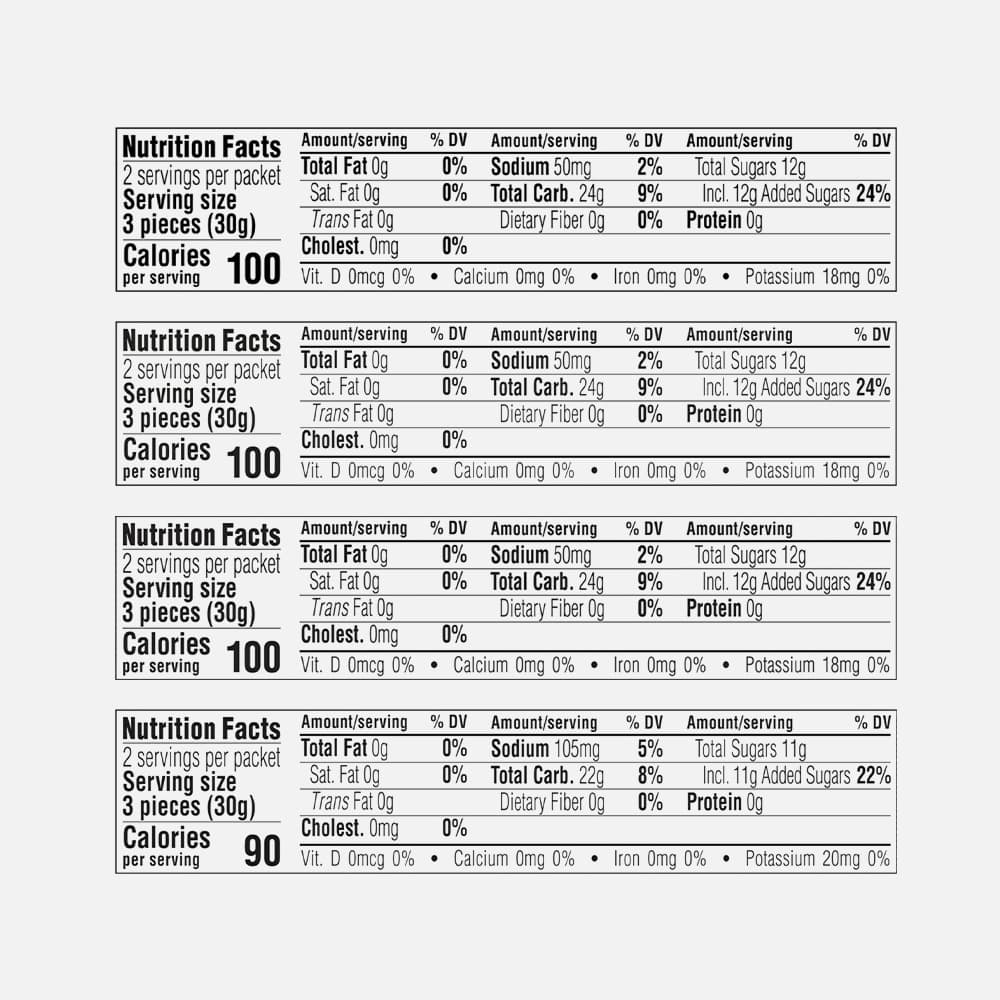 Clif Bloks Energy Chews with Caffeine - 8 Pack
