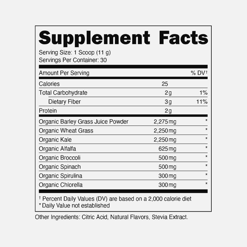 Greens Superfood Powder Orange Sunrise - 30 Servings