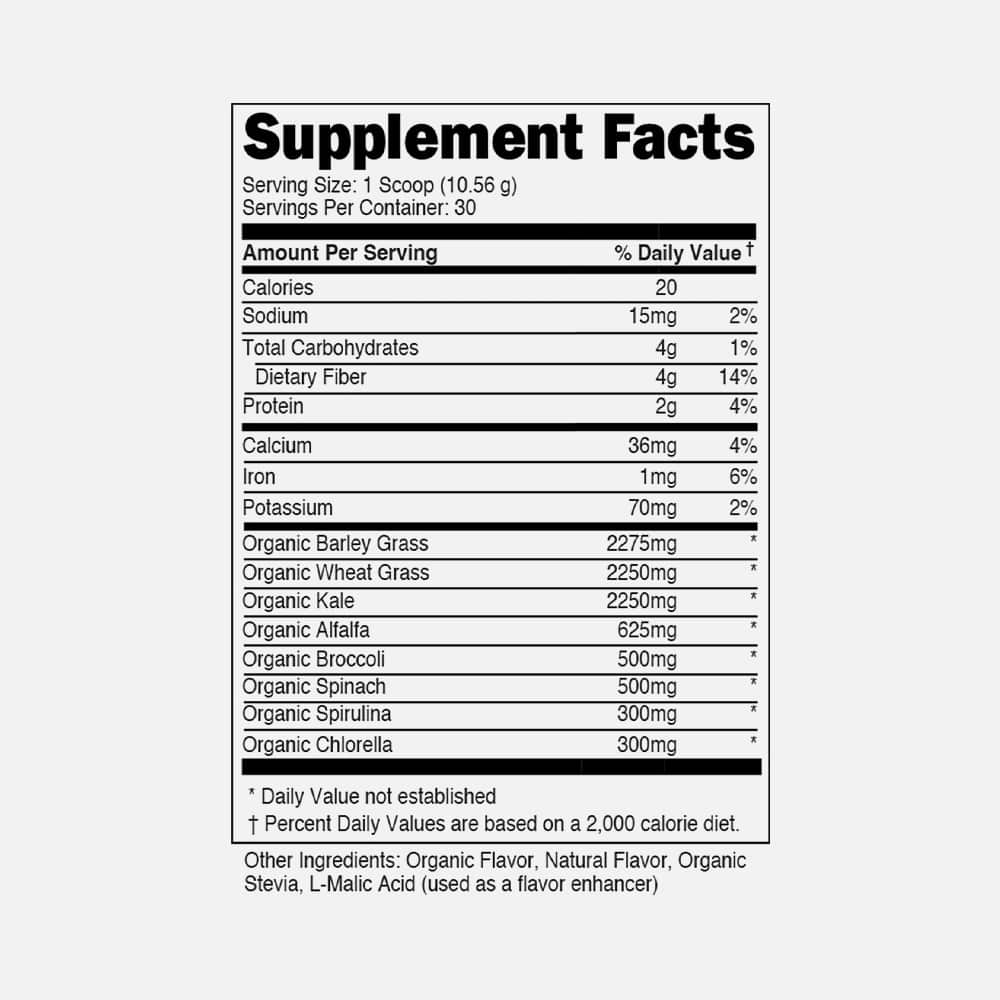Organic Greens Superfood Powder Mixed Berry - 30 Servings