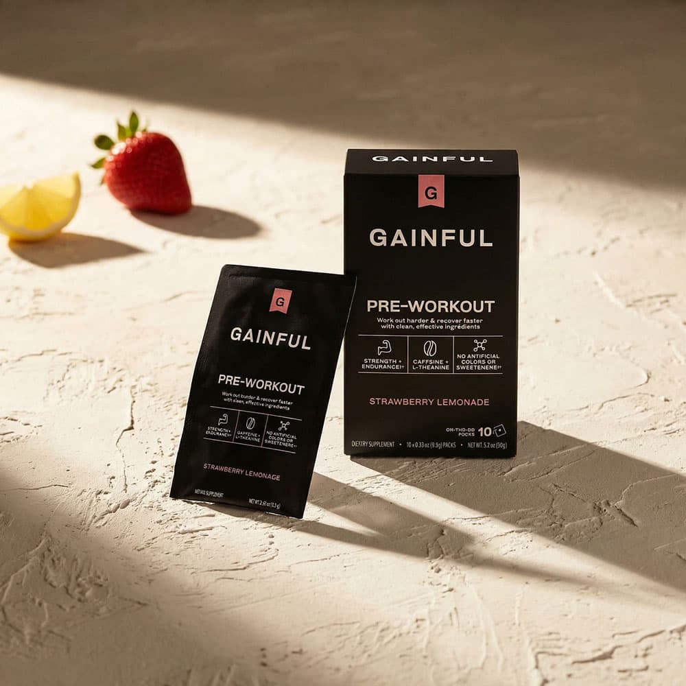 Gainful Pre-Workout Powder 10 Pack - Strawberry Lemonade