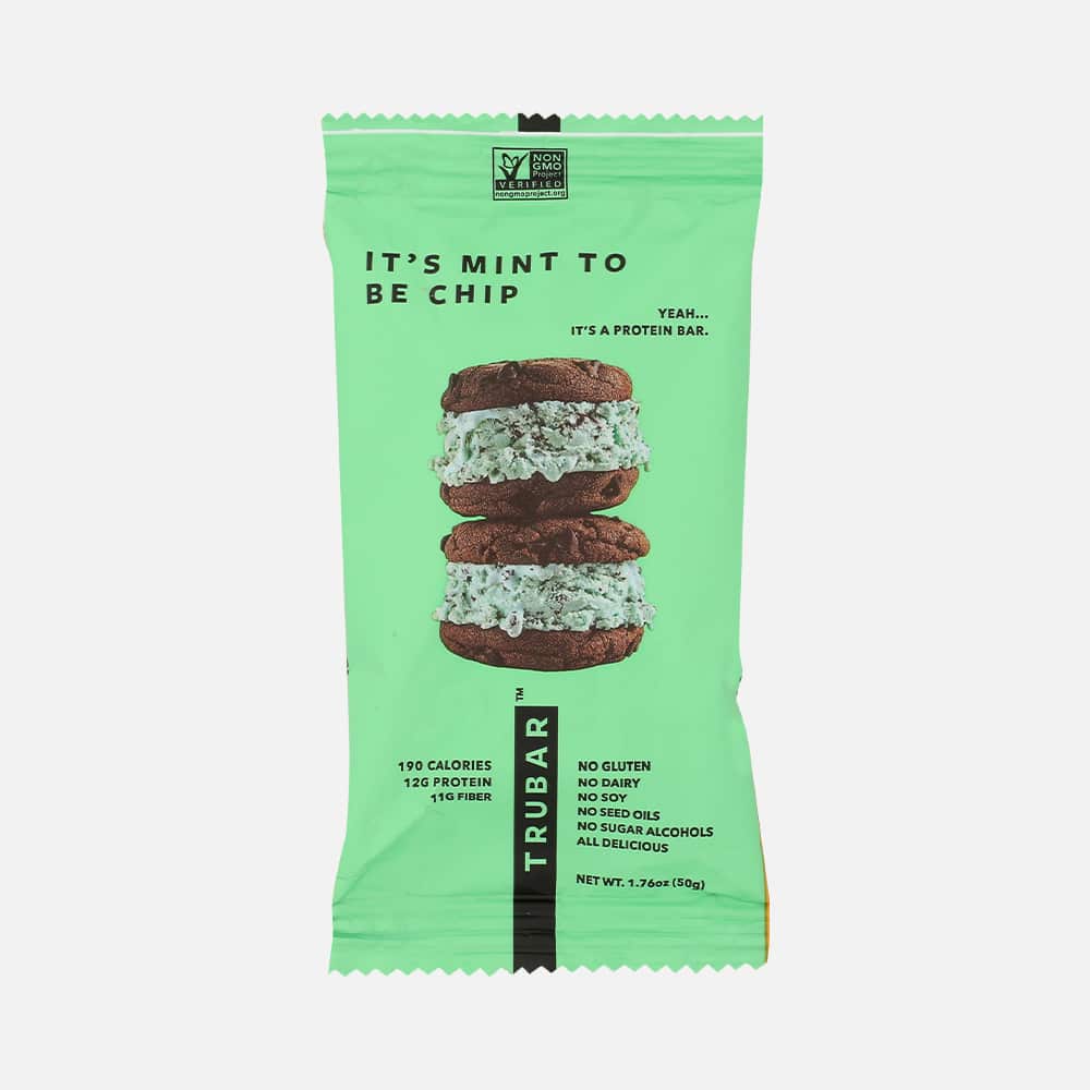 Plant-Based Protein Bar 1.76oz - 12 Bars (Mint To Be Chip)