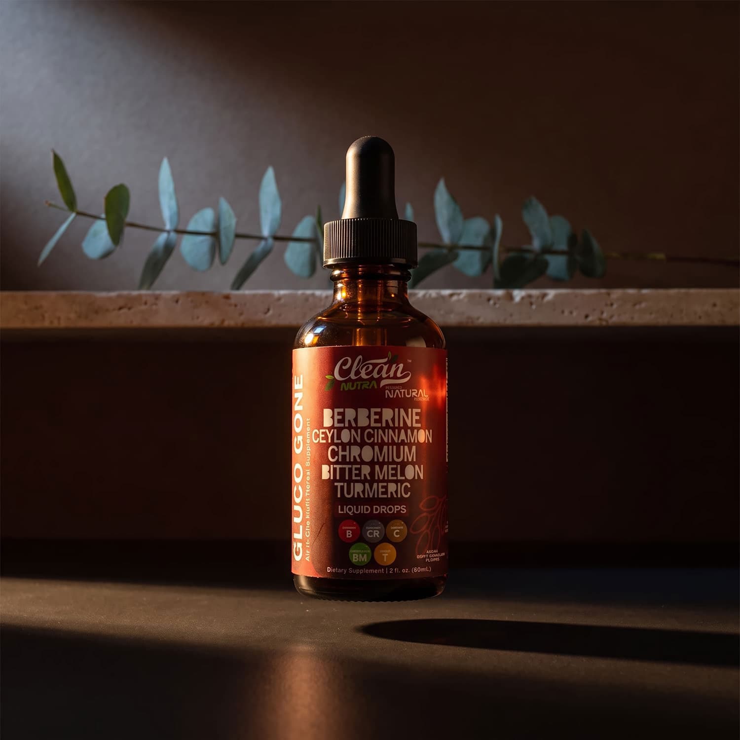 Clean Nutraceuticals - Berberine with Ceylon Cinnamon + GLP-1 Support - Liquid Drops