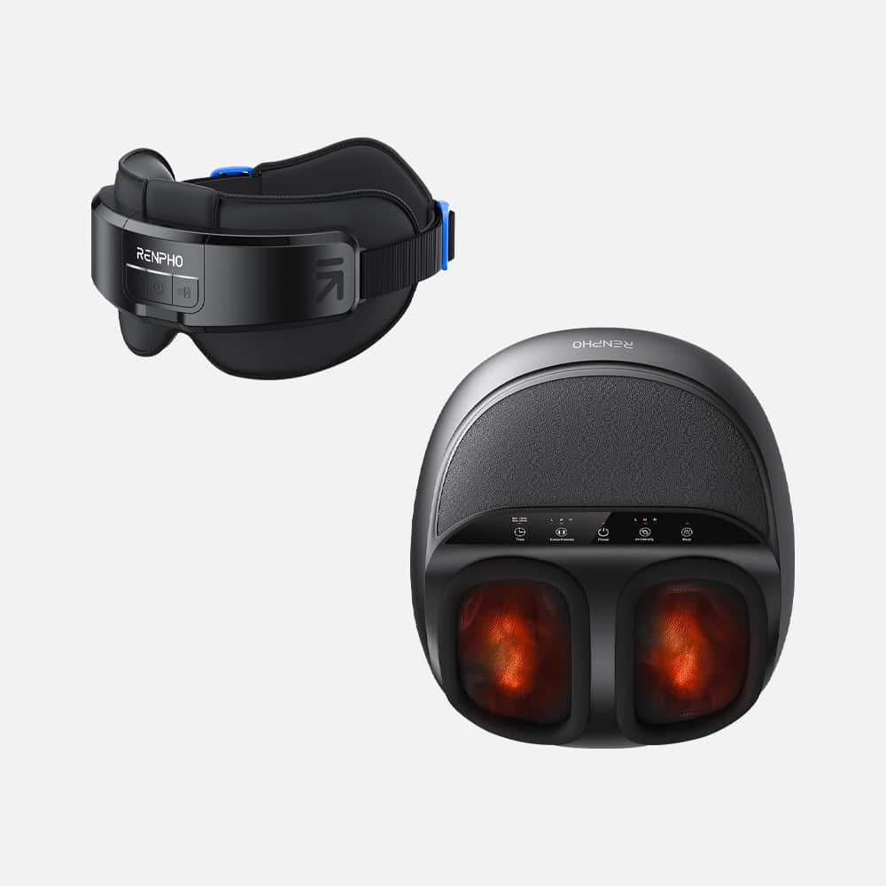 RENPHO Heated Head, Eye & Foot Massager Machine