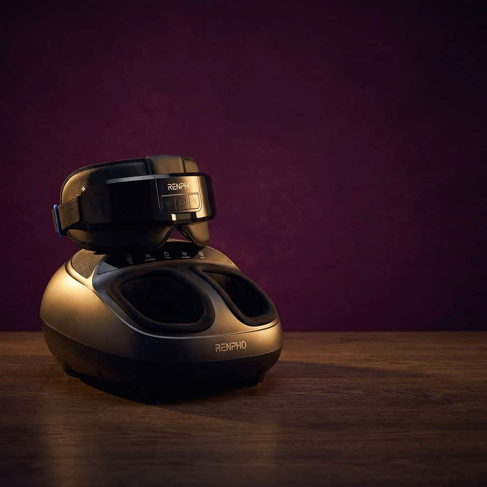 RENPHO Heated Head, Eye & Foot Massager Machine