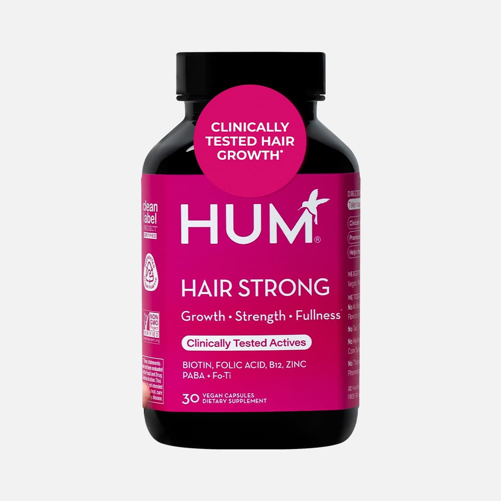 HUM Hair Strong Biotin & Zinc - 30 Vegan Capsules